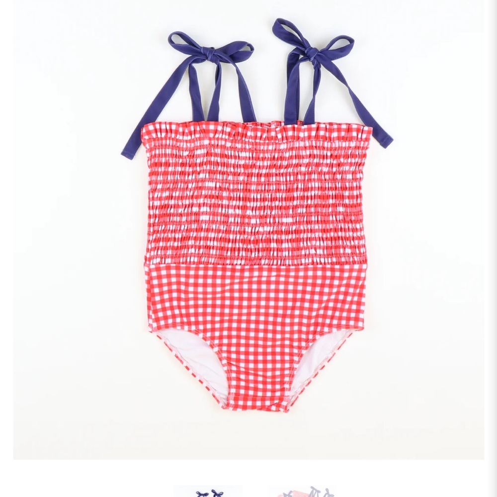 Smocked Americana swimsuit
